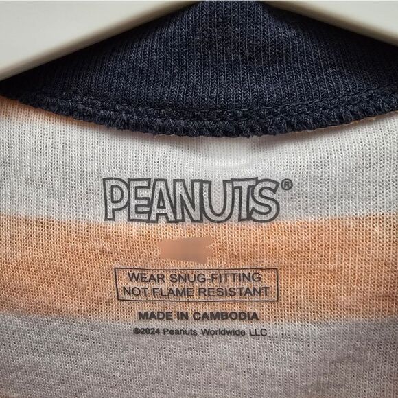 New Size 2T Peanuts Halloween Pajamas 2pc Set Girl Boy Toddler Dog 100% Cotton - Picture 3 of 4